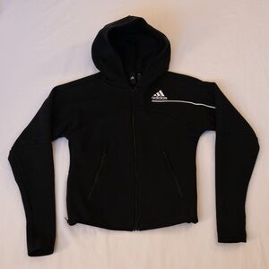 ADIDAS PERFORMANCE HOODIE - Side vents, thick hood - Women’s XS